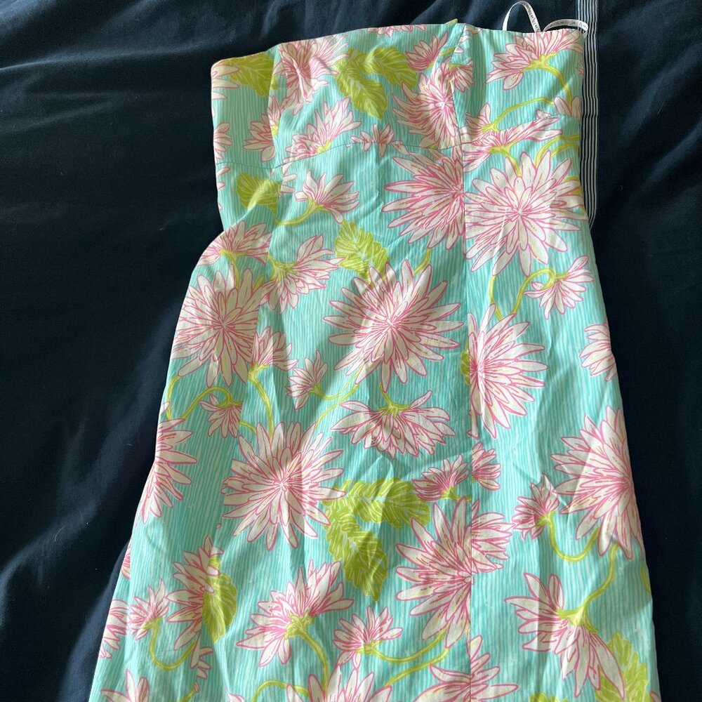 Lilly Pulitzer Strapless Floral Dress